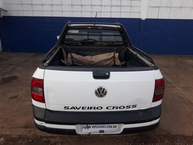 Leilão Online - VW; SAVEIRO 1.6 CE CROSS; 2012/2013; BRANCA; ALCO./GA