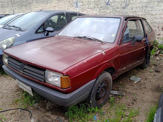 Leilão Online - VW/GOL, 1989/1989, ALCOOL, VERMELHA